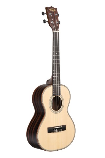 Solid Spruce Top Striped Ebony Tenor Ukulele