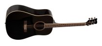 Dreadnought Acoustic Guitar, Full Size, Black