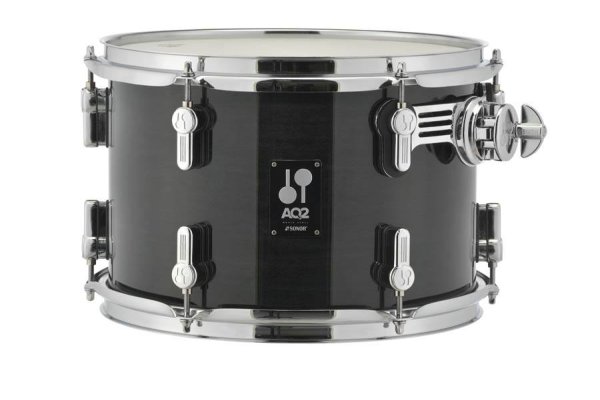 AQ2 Series 8" x 7" Tom Tom, Transparent Stain Black