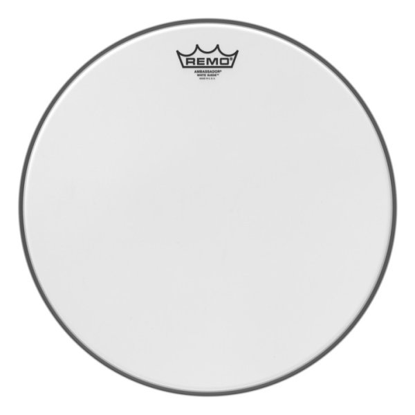 Ambassador® White Suede™ Drumhead, 15"