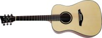 3/4 Left Handed Dreadnought Acoustic Guitar, Natural