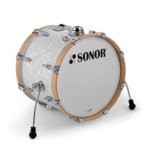 18″ x 14″ Bass Drum With Mount, White Pearl