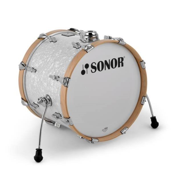 18" x 14" Bass Drum With Mount, White Pearl