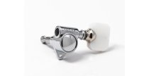 3+3 Original ″Milk Bottle″ Style Rotomatic Machine Heads Pearloid Button, Chrome