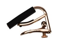 Capo Royale Series, Rose Gold Titanium Finish Capo For Steel String Guitar