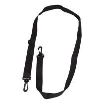 STRAP, SHOULDER, 1″ X 54″, ADJUSTABLE, PLASTIC CLIP, NO PAD, BLACK NYLON