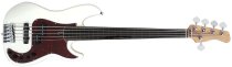 Marcus Miller P7 Alder Body Fretless 5-String 2nd Generation Electric Bass, Antique White