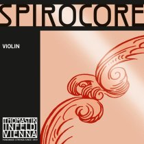 Single D String for Violin, Spirocore, Hard, Chrome wound