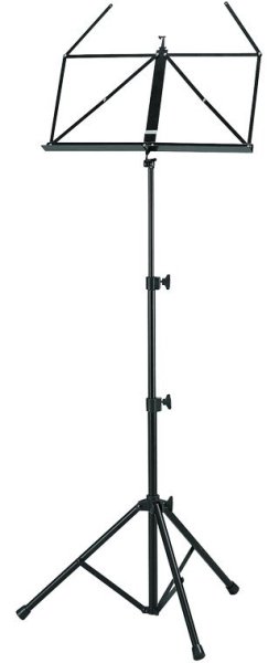 3 Section Music Stand Black