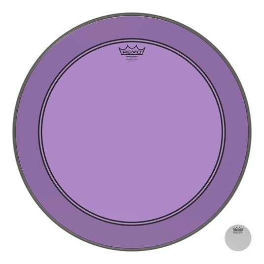 Powerstroke® P3 Colortone™ Purple Bass Drumhead, 22"