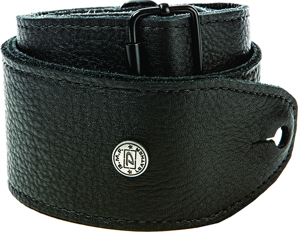 2.5" BMF Tri-glide Leather Black Strap