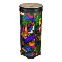 Kids Percussion Tubano Drum Fliptop - Rain Forest Finish, 10″