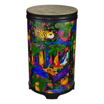 Kids Percussion Tubano Drum Fliptop - Rain Forest Finish, 14″