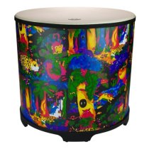 Kids Percussion Gathering Drum Comfort Sound Technology - Rain Forest Finish, 22″