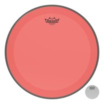 Powerstroke P3 Colortone Red Bass Drumhead, 16″