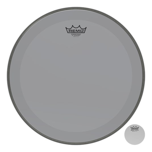 Powerstroke P3 Colortone Smoke Bass Drumhead, 16"