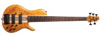 A5 Plus SC Cutaway Electric Bass With Case, Amber Open Pore