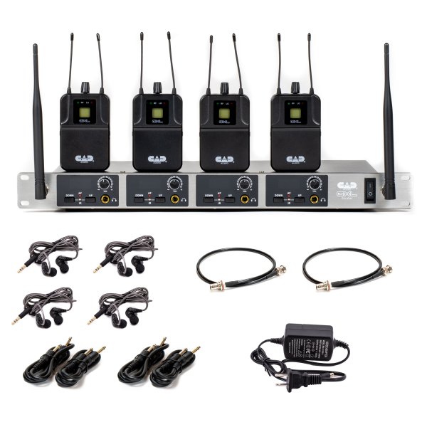 Quad-Mix In-Ear Wireless Monitoring System (T Band: 902 to 928 MHz)