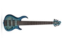 Bass Guitar - 6 string - Blue Satin