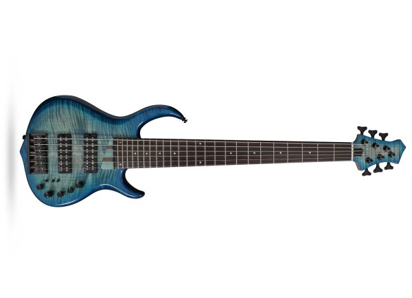 Bass Guitar - 6 string - Blue Satin