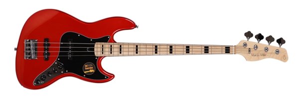 Marcus Miller V7 Vintage 4st (Alder) 2nd Generation, Bright Metallic Red