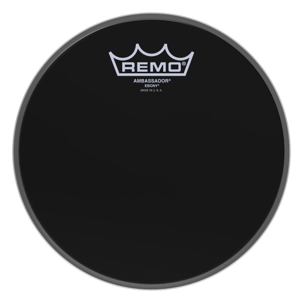 Ambassador® Ebony® Drumhead 8"