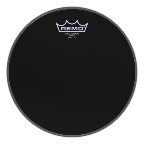 Ambassador® Ebony® Drumhead 10"