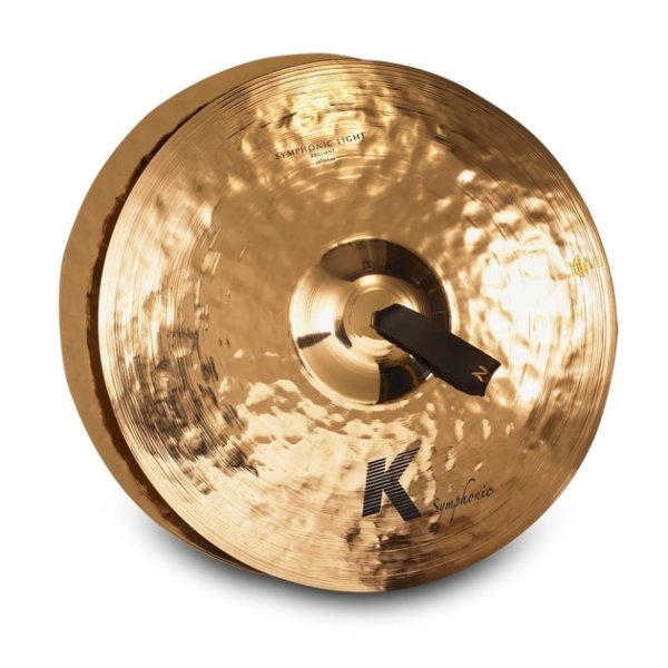 20" K Symphonic Light Crash Cymbal Pair With Brilliant Finish