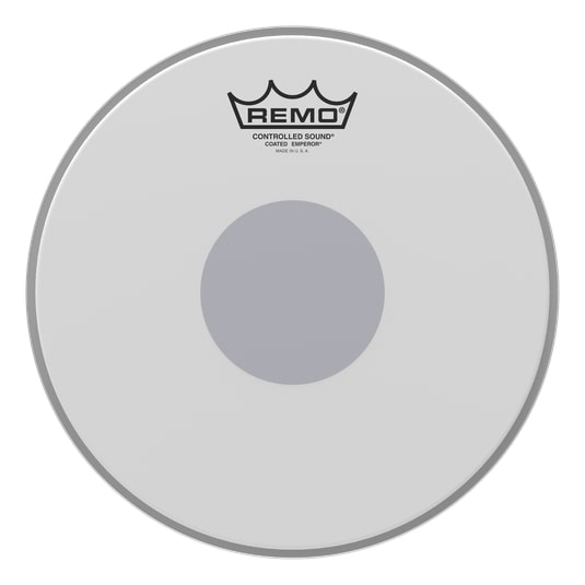 13" Emperor Coated Batter Drumhead Bottom Black Dot