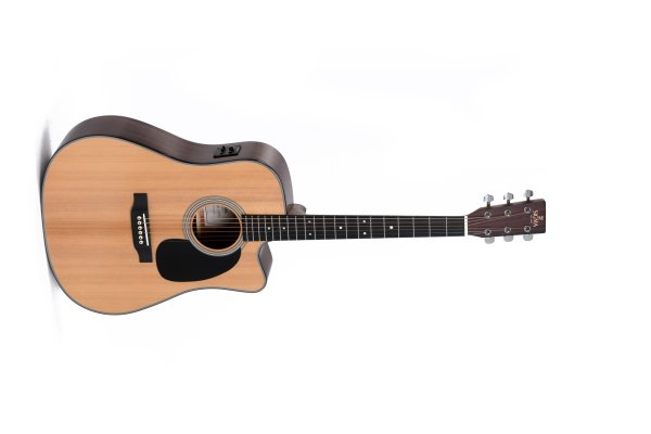 1 Series Dreadnought Acoustic / Electric Guitar, Natural