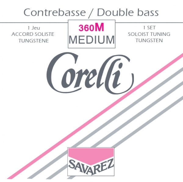 Corelli Medium Tension Tungsten Bass Solo Set