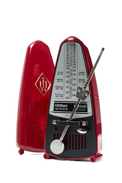 Taktell Piccolo Metronome, Ruby Red