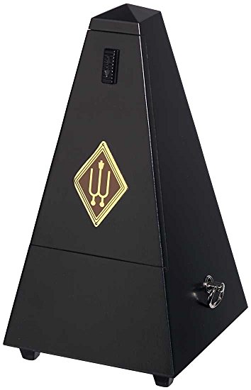 Wood Case Metronome without Bell, Matte Black