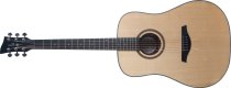 Left Handed Dreadnought Acoustic Guitar, Natural