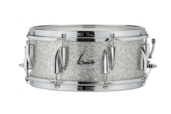 Vintage Series 13" x 6" Snare Drum, Vintage Silver Glitter