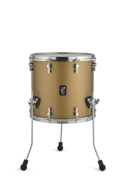 SQ1 Series 14" x 13" Floor Tom, Satin Gold Metallic