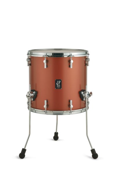 SQ1 Series 14" x 13" Floor Tom, Satin Copper Brown