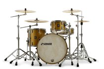 SQ1 3-piece Drum Shell Set, Satin Gold Metallic