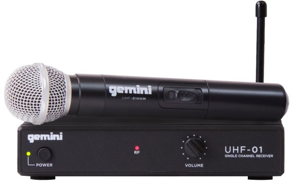 Single-channel UHF Wireless Microphone System With Handheld Microphone, F1: 517.6