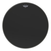 22″ Ambassador Ebony Bass Drum Head