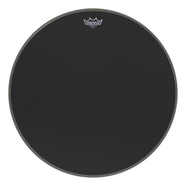 22" Ambassador Ebony Bass Drum Head