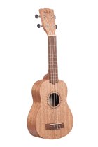 Burled Meranti Soprano Ukulele, Satin