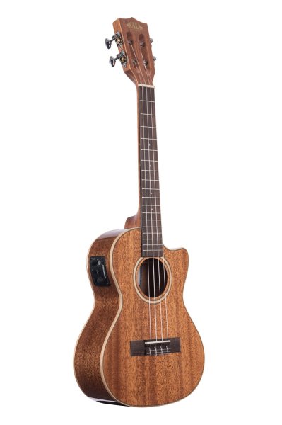 Gloss Solid Mahogany Tenor Ukulele Cutaway With EQ