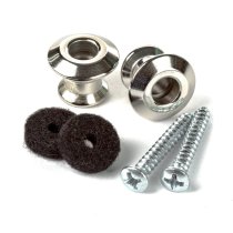 Straplok Dual Design Strap Button Set, Nickel