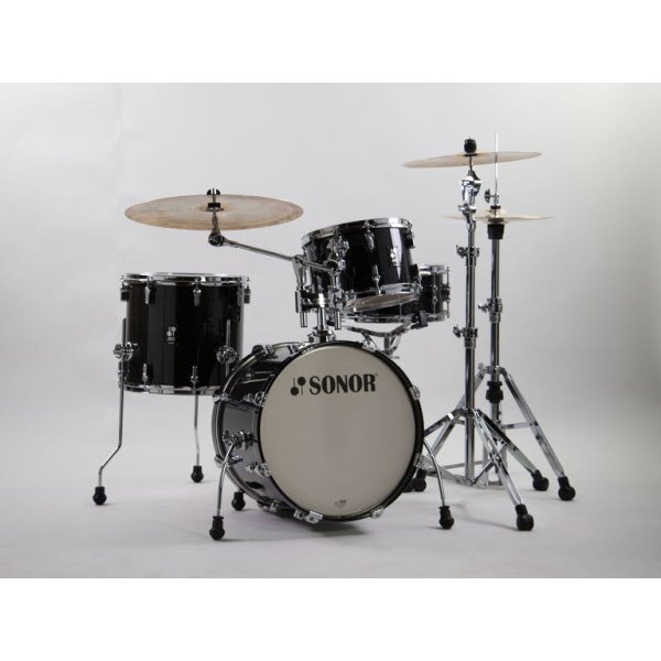 AQ2 Bop 4-Piece Drum Kit, Transparent Black