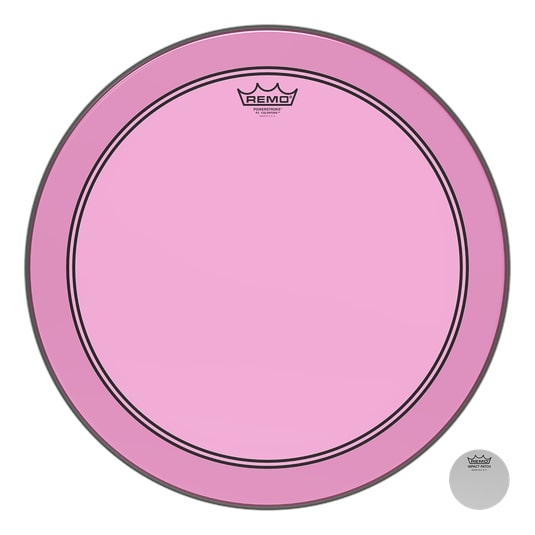 18" Powerstroke P3 Colortone Pink Bass Drumhead