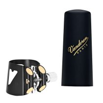 Optimum Bb Clarinet Ligature Black With Plastic Cap