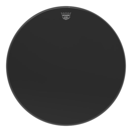 22" Ambassador Ebony Classic Fit Bass Drumhead