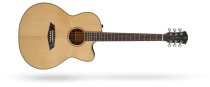 Larry Carlton A3-G Grand Auditorium Acoustic / Electric Guitar, Natural