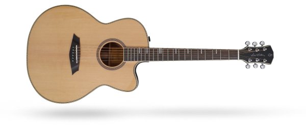 Larry Carlton A4-G Grand Auditorium Acoustic / Electric Guitar, Natural